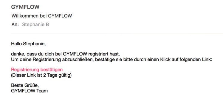 Bestätigungsmail